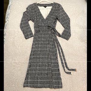 Ann Taylor Jersey Knit Wrap Dress